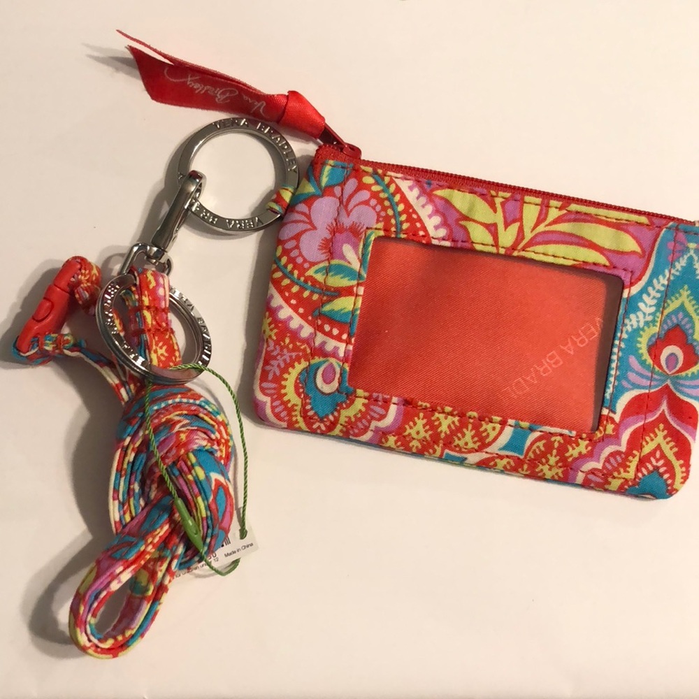 Vera Bradley NWT lanyard & change purse/I.D holder